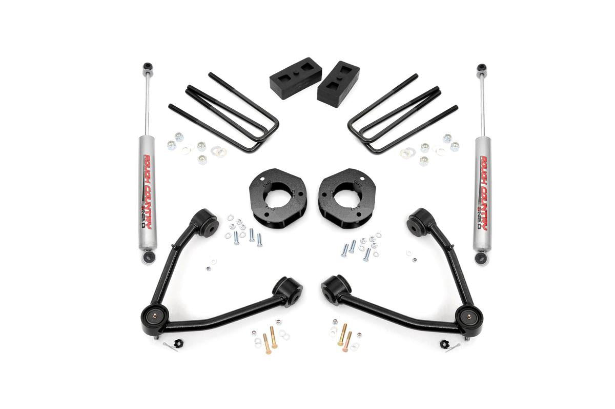 VEX Motorsports, Rough Country 3.5-inch Suspension Lift Kit (Factory Cast Aluminum Control Arm Models)