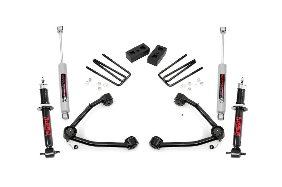 VEX Motorsports, Rough Country 3.5-inch Suspension Lift Kit (Factory Cast Aluminum Control Arm Models)