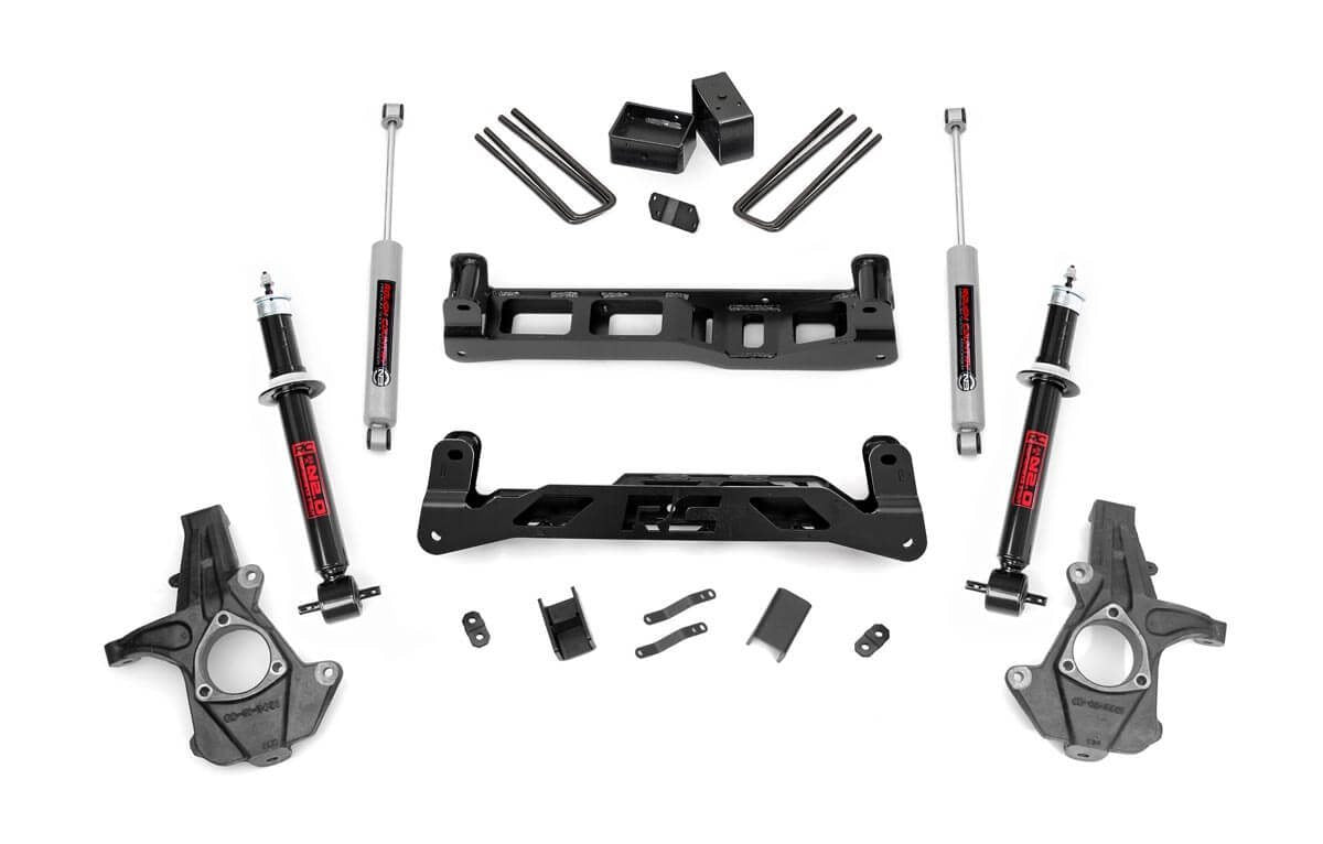 VEX Motorsports, Rough Country 5-inch Suspension Lift Kit (Factory Cast Aluminum / Stamped Steel Control Arm Models)