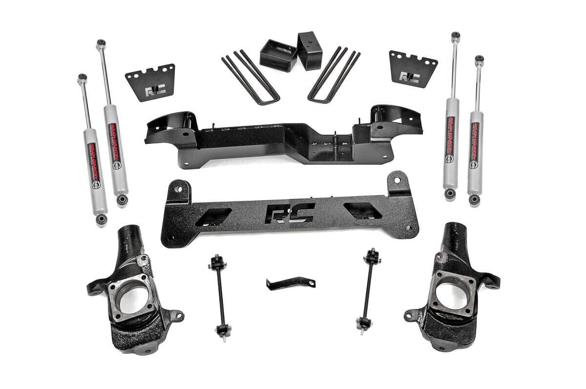 VEX Motorsports, Rough Country 6in GM Suspension Lift Kit (01-10 2500HD | 01-06 1500HD 2WD)