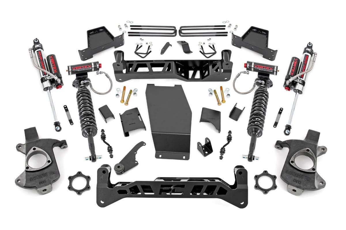 VEX Motorsports, Rough Country 7in GM Suspension Lift | Knuckle Kit (14-17 1500 PU 4WD)